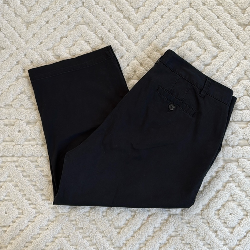 Charter Club Black Classic Fit Cropped Pants size 14W